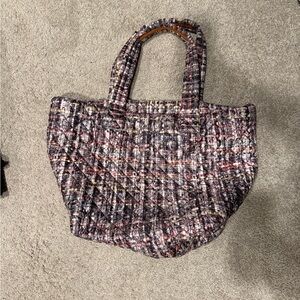 MZ WALLACE Tweed Print medium Metro Tote bag